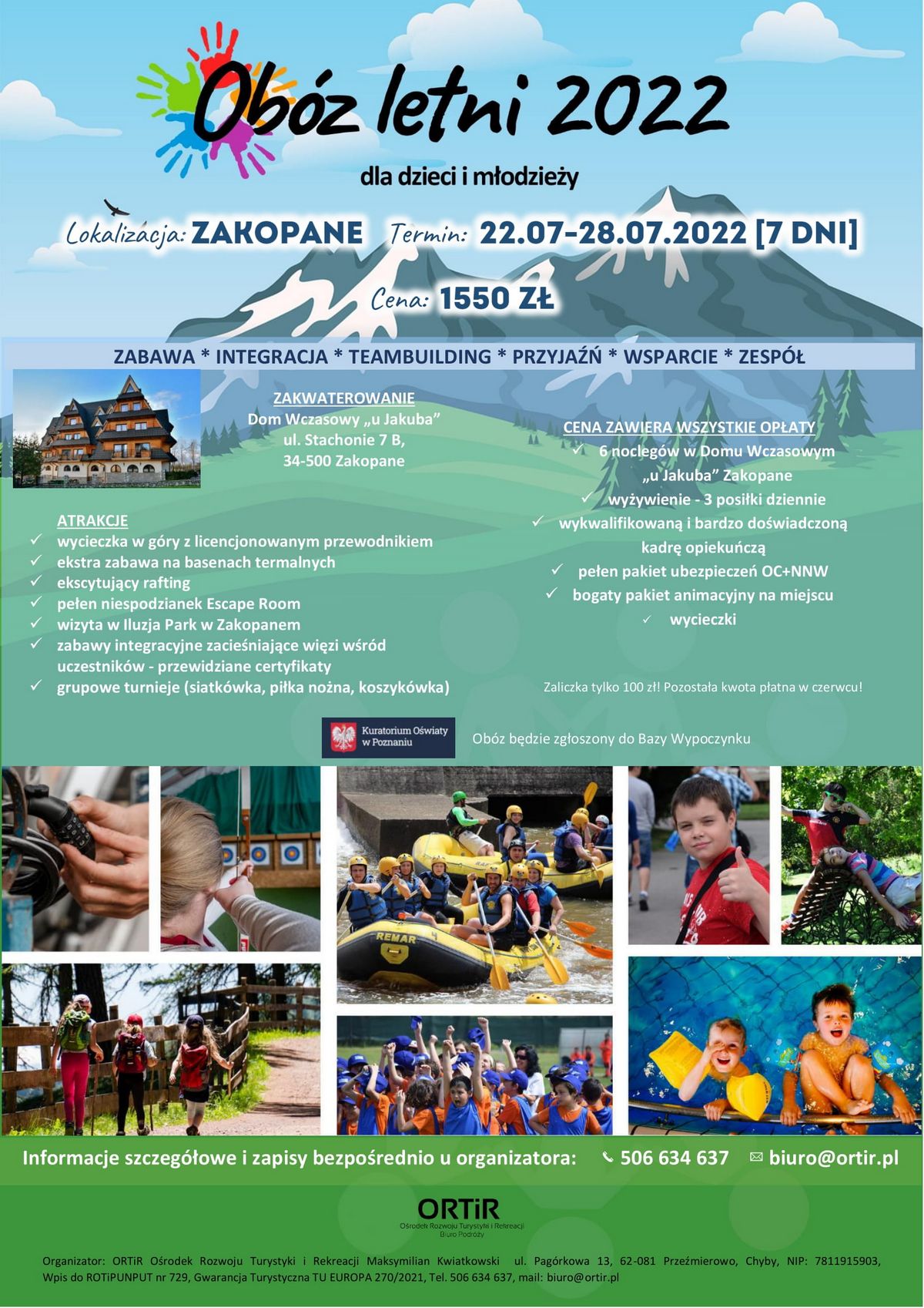 Letni obóz Zakopane